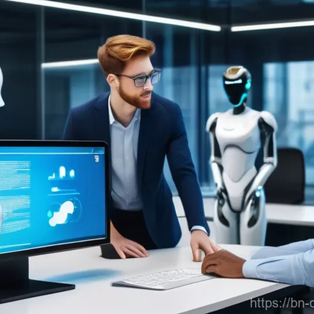 최신 디지털 도구의 기능과 특징 분석 - **Prompt:** "A vibrant, futuristic office environment filled with a diverse group of professionals c...