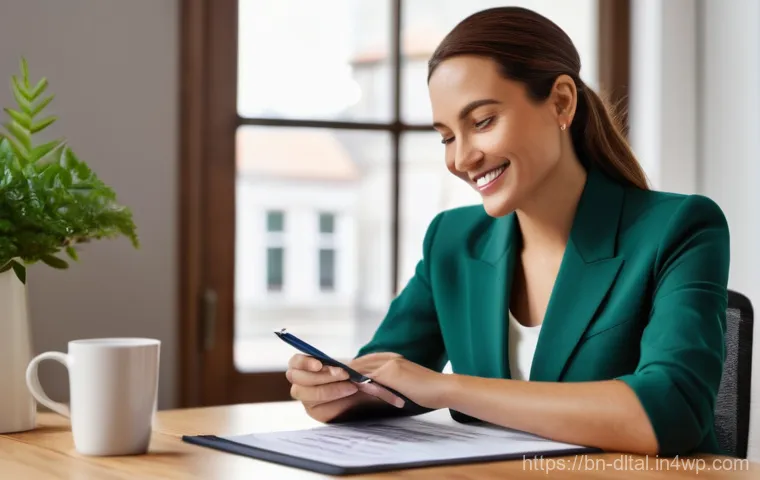 소규모 비즈니스에 적합한 생산성 도구 - **Prompt:** A diverse team of 3-4 small business professionals, fully clothed in smart casual attire...