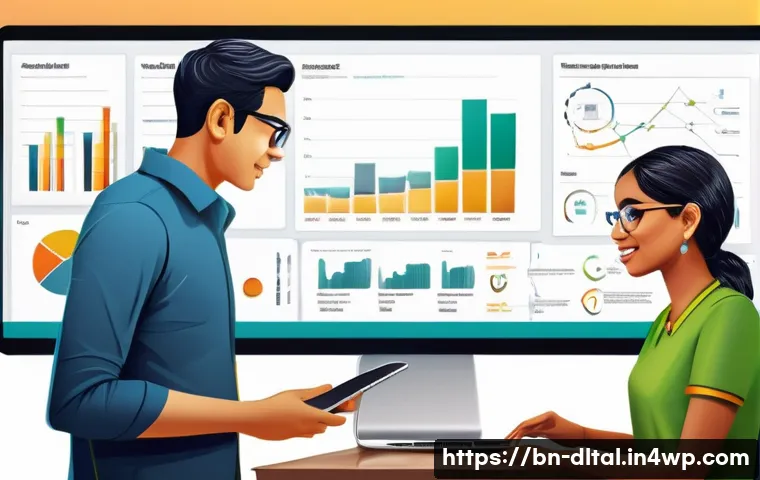 생산성 도구의 사용자 피드백 반영 방법 - A detailed digital illustration showing a diverse group of Bengali users interacting with a software...
